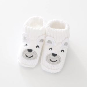 Polar Bear Baby Booties